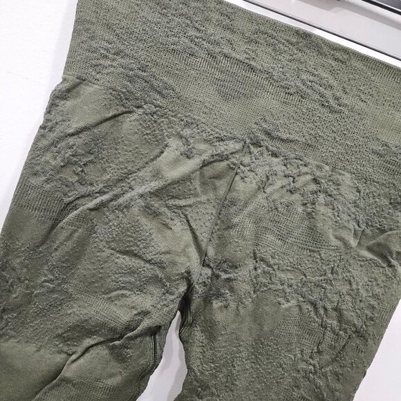 Gymshark Adapt Camo Seamless High Waisted Womens Moss Olive Green Leggings Small - Picture 9 of 10